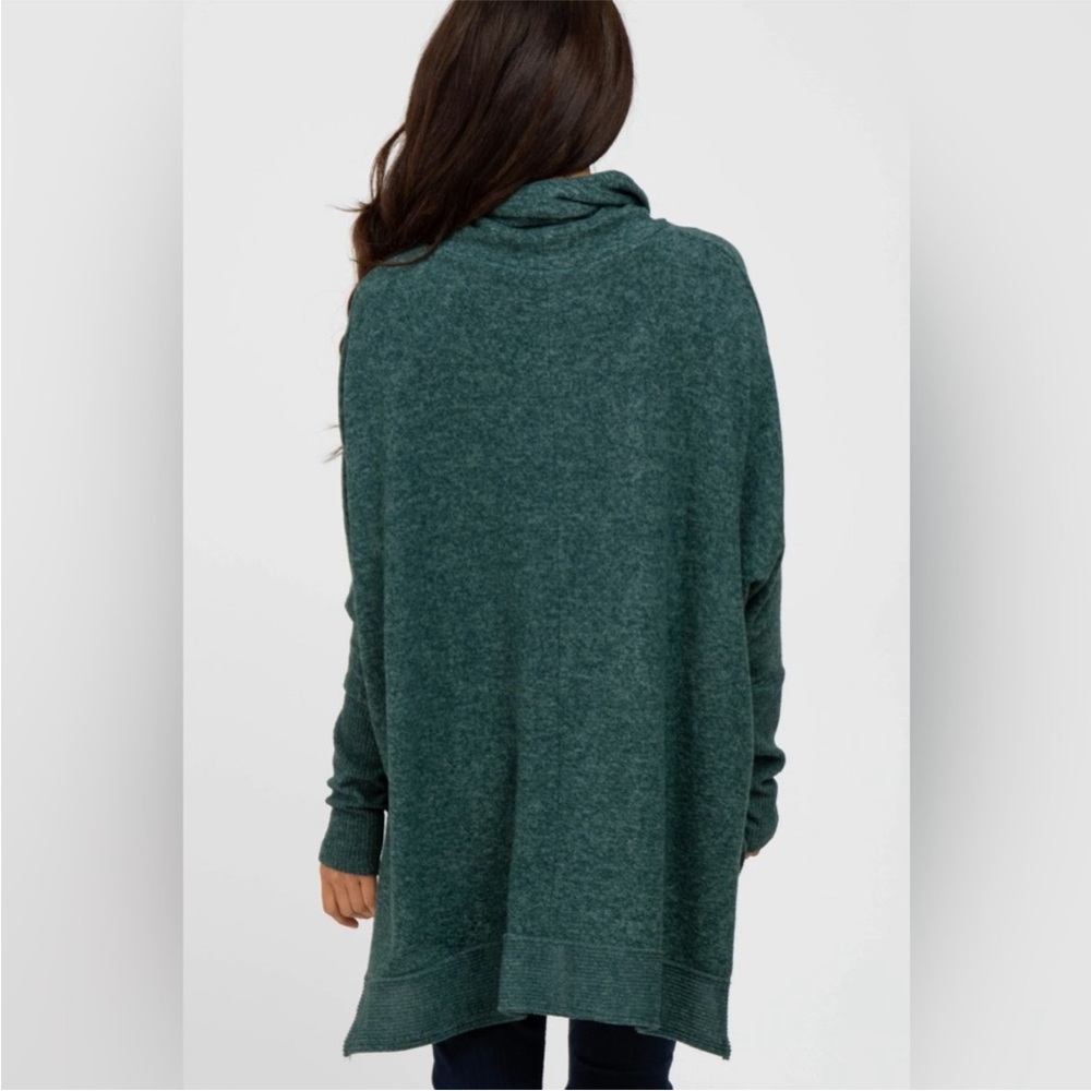 Vici Green Turtleneck Sweater - Picture 2 of 4